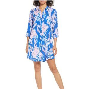 🌴Lilly Pulitzer Natalie Shirtdress Swimsuit Cover-Up Size XS NWT